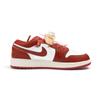 Jordan Air Jordan 1 Низкие Винтажные Баскетбольные Кроссовки с Устойчивой к Скольжению и Износу Подошвой Женские Красные FJ3465-160(Team746-SBOX)