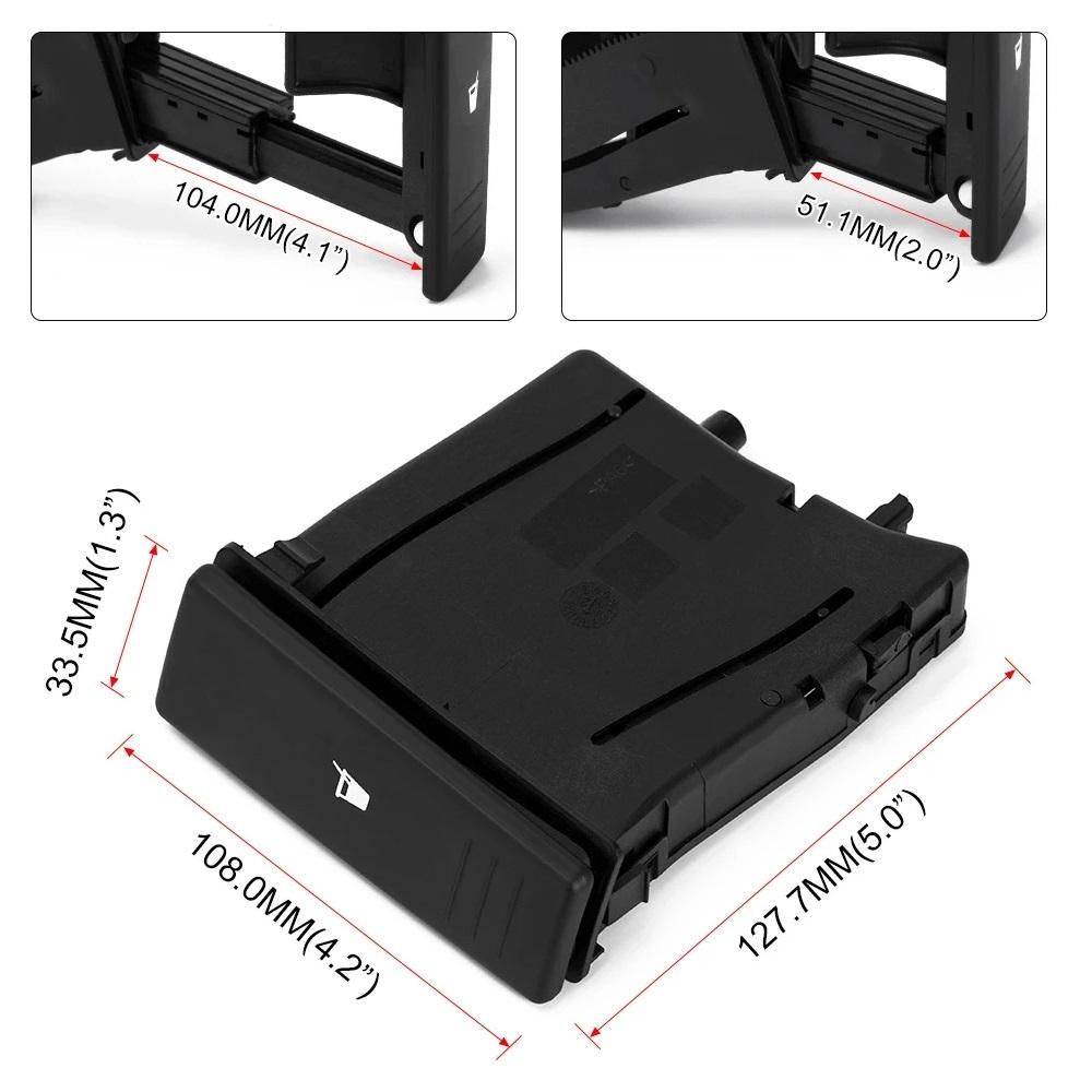 Подстаканник центральной консоли автомобиля 6Q0 858 602 6Q0858602E для Polo 9N 2002 2003 2004 2005 2006 2007 2008 2009 2010