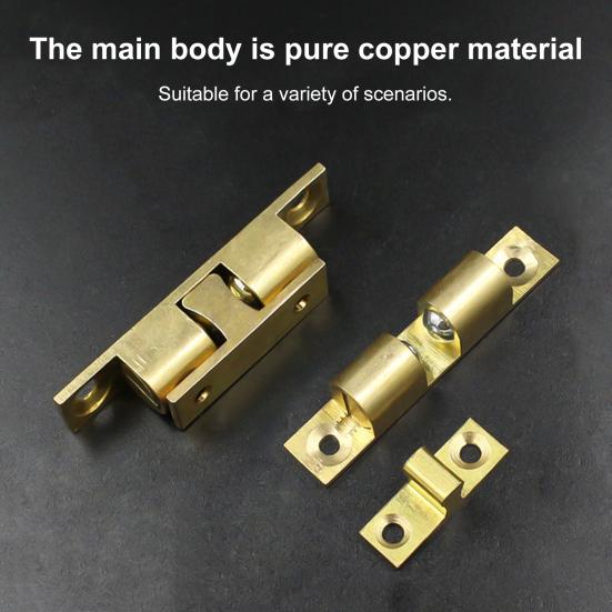 Закрывающая защелка Гладкая поверхность Нержавеющая защитная защелка для кухонной двери со свободными винтами Соединение с шкафом Толстая простая установка Дверная защелка для дома