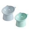 Миска для еды наклонная легкая миска для кошек и собак, миска для кормления, поилка для домашних животных, набор из 2 шт., Saki&Masa (Синий.Зеленый)