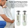 2/4Pcs Toilet Seat Bolt Kit Heavy Duty Universal Toilet Seat Screws Kit Easy Installation Toilet Cover Fixing Screws