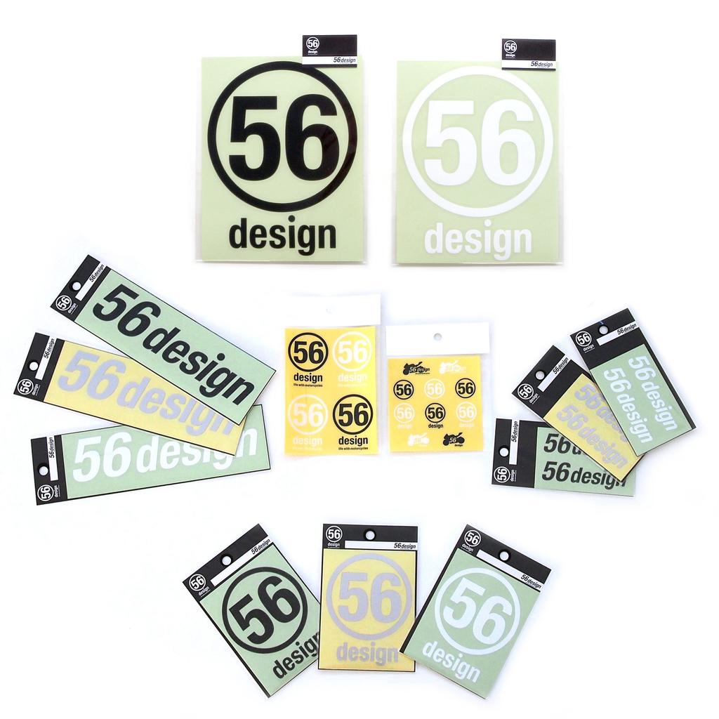 56design Вырезаемая наклейка Круглый логотип 80 Черный 90-1333-001-095