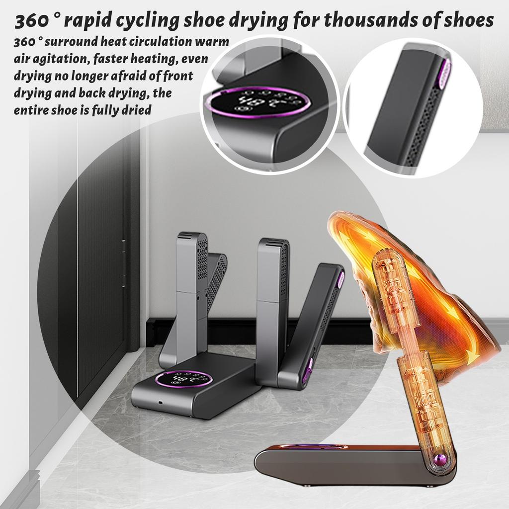 Household Shoe Dryer, Portable Foldable Shoe Dryer, Constant Temperature Dehumidification And Odor-free Shoe Drying Machine