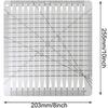 Acrylic Quilt Cut Ruler Template 6inch Measurement Tool Clothes Ruler  For Cutting Quilting