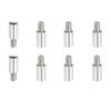 PATIKIL 8pcs M4x10+6mm Single Head Studs, Stainless Steel Round To Female Standoff Spacer Screw Bolts for Quadcopter Drone Computer & Circuit Board As