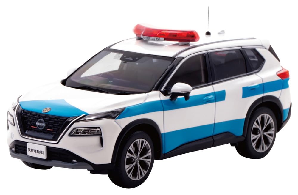 Scale Nissan S 2022 Police Headquarters Security Department Riot Unit Disaster Response Finished H7432210 RAI'S 1/43 X-Trail e-4ORCE (T33) Vehicle,