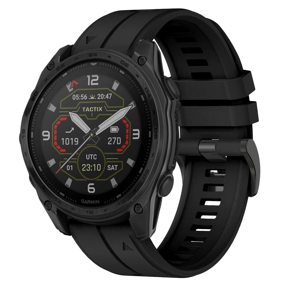Силиконовый уличный ремешок для часов Garmin Tactix8 47/51 мм/fenix8 43 мм Водонепроницаемый/влагостойкий ремешок для часов 20/22/26 мм Quick Fit