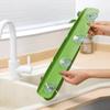 Защитные приспособления для воды для кухонной раковины Мягкий блок с клапаном в форме бананового листа для раковины с присоской Маслостойкий доступ к раковине