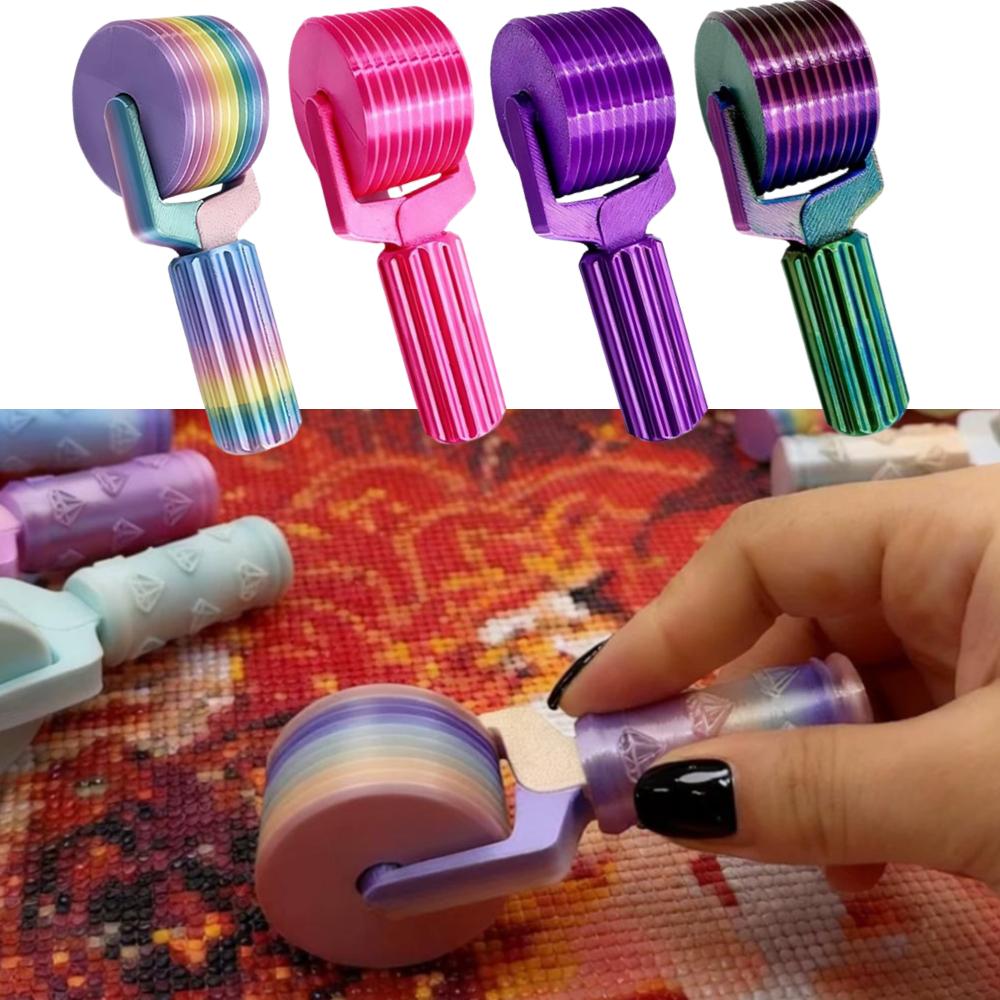 Diamond painting roller, plastic pressure wheel, DIY pressure new tool, square diamond, circular diamond, enhanced color roller