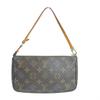 Louis Vuitton Клатч-кошелек Pochette Accessoires из канвы Monogram, коричневый, M51980, б/у