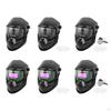 Auto Darkening Welding Helmet Welder Mask Hood Cap Protective Gear Hard Hat Headgear for Industrial,
