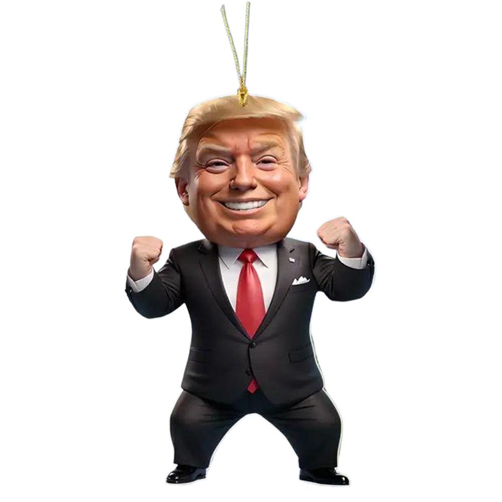 Акриловый забавный Дональд Трамп украшение Трамп президентский кулон Трамп Америка президентские выборы декоративная опора для автомобильного зеркала