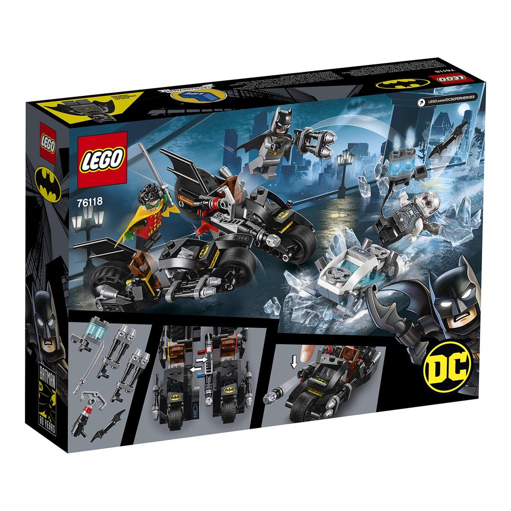 LEGO Super Heroes Freeze и Batcycle Battle 76118 Block Toy Boys Mr. (TM)