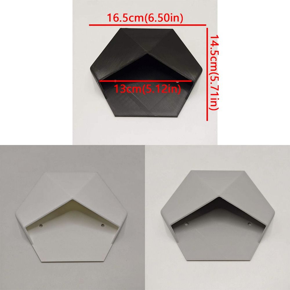 Wall-Mounted Hexagonal Flower Pot Geometric Growing Pots Wall Hanging Planter  Indoor Plants