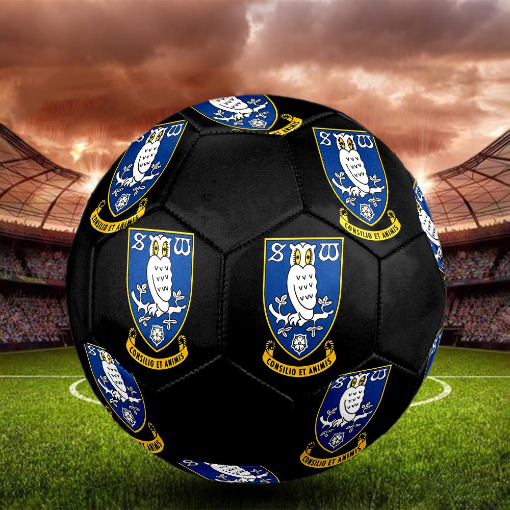 Футбольный мяч Sheffield Wednesday FC, разноцветный, подходит для всех возрастов, сшит машинным швом, материал ПВХ, соревновательного уровня, прочный и с высоким отскоком