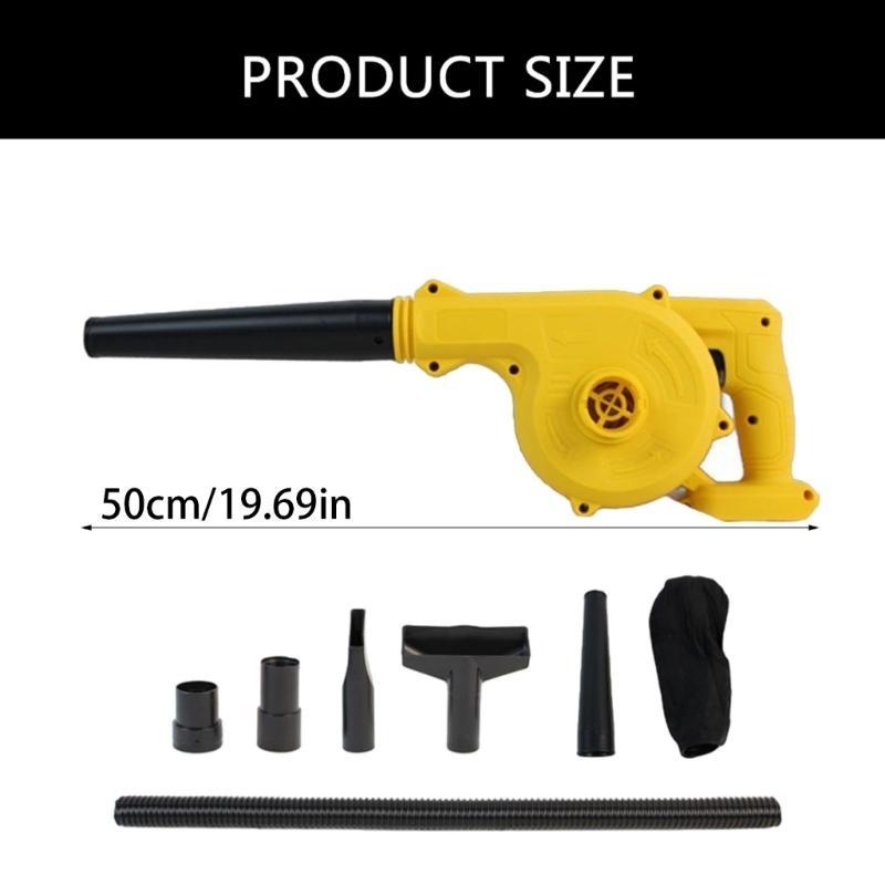2 In 1 Cordless Electric Air Blower Vacuum Cleannig Blower Blowing & Suction Collector For 18V 18650 Battery