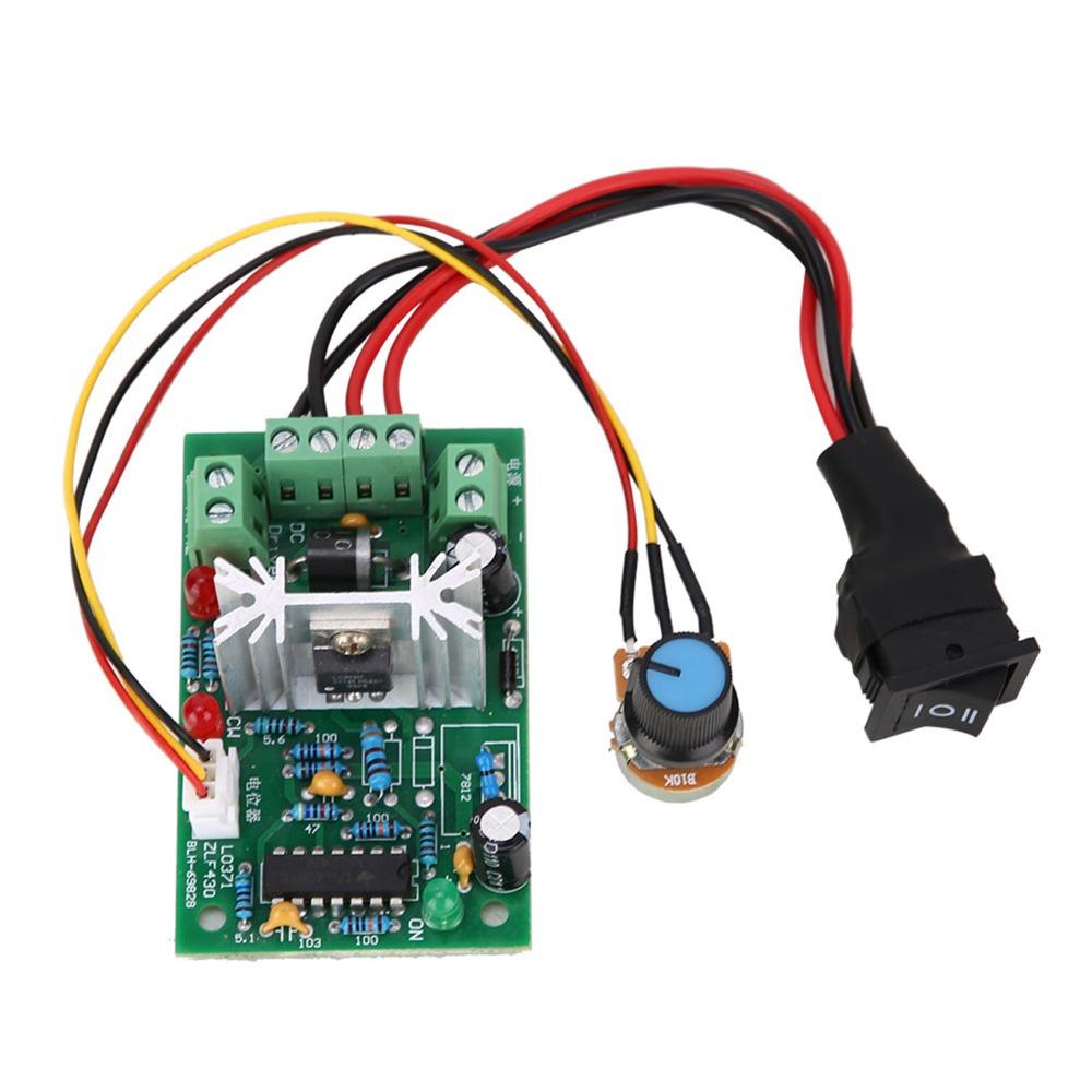 5V-30V DC Input PWM Motor Controller Reversing Switch Variable Speed Controller  For RV