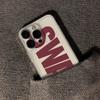 INS Черный и Красный Swag Прозрачный Чехол для Телефона для Xiaomi Mi 15T 11 11T Poco F7 F5 X7 X6 X5 M7 M3 Pro NFC Lite GT Pro 4G 5G Мягкий ТПУ