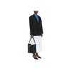 Longchamp Le Roseau Detachable Shoulder Strap Soft Leather Tote Shoulder Bag Medium Women Bags Black 10281HFP001