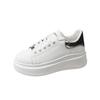 McQueen Platform White Shoes Women's New Spring Explosion High-end Muffin Bottom Casual Versatile Board Shoes Women's Tide