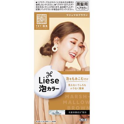 Краситель для пены Prettyia Liese, зефирно-коричневый, 108 мл (Квази-лекарство) Цвет волос для черных волос Окрашивание черных волос Пожалуйста, прочтите прилагаемую инструкцию.