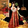 Restore The Chinese Tang Dynasty Style Hanfu, One-piece Spring And Summer Suit For Women