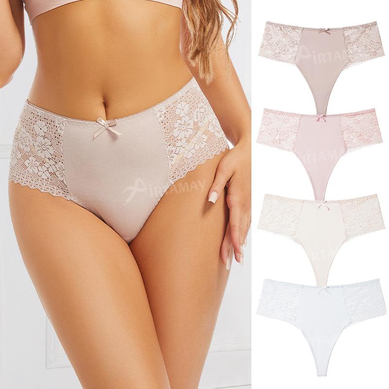 Sports Yoga Women's Sexy Lace Briefs Patchwork Underwear Women's Seamless Underwear Plus Size Triangle Underwear Panties