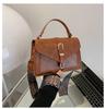 Foreign style women's bag 2025 new spring fashion one shoulder oblique span small square bag retro handbag texture female Korean version