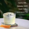 315ml short high borosilicate glass (set of 2)