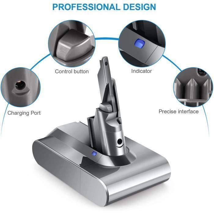 Аккумулятор - AXILIEF - Dyson V7 - 21,6 В - 4,0 Ач - Совместим с несколькими моделями