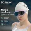 TOSWIM Большие плавательные очки с защитой от запотевания