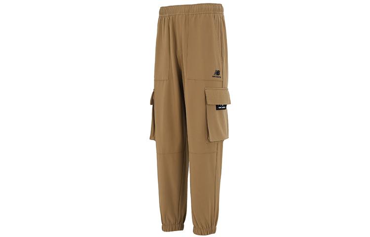 New Balance Повседневные брюки мужские хаки утолщенные с манжетами AMP14314-OV