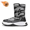 Winter Long Boots Men's Outdoor Warm Thickened Snow Boots New Waterproof Thick-soled Velvet Cotton Boots