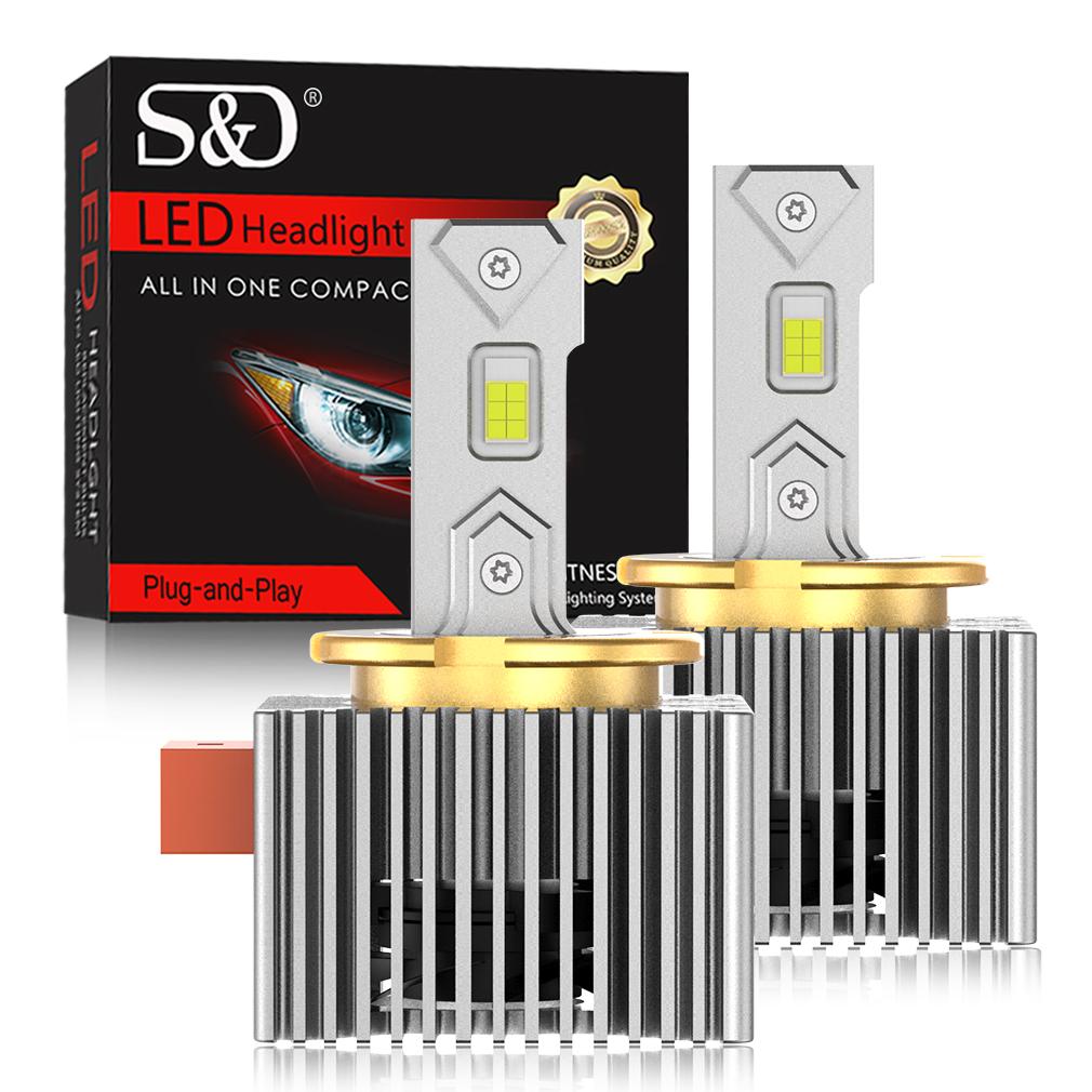 2 шт. D1S D3S светодиодные фары 360 светодиодов HID D2S D4S D5S D8S Canbus D1R D2R D3R D4R D5R D8R ксеноновые лампы турбо автомобильная лампа 110 Вт 70000 лм светильник Plug&Play