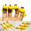 1-20PCS Practical Novelty Toy Fun Joke Toys Stretchy Turkey Kids Toys Flying Rubber Chicken Sticky