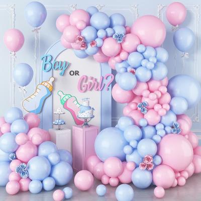 День рождения Baby Shower вечеринка украшения воздушные шары вечеринка по случаю объявления пола ребенка композиция из воздушных шаров