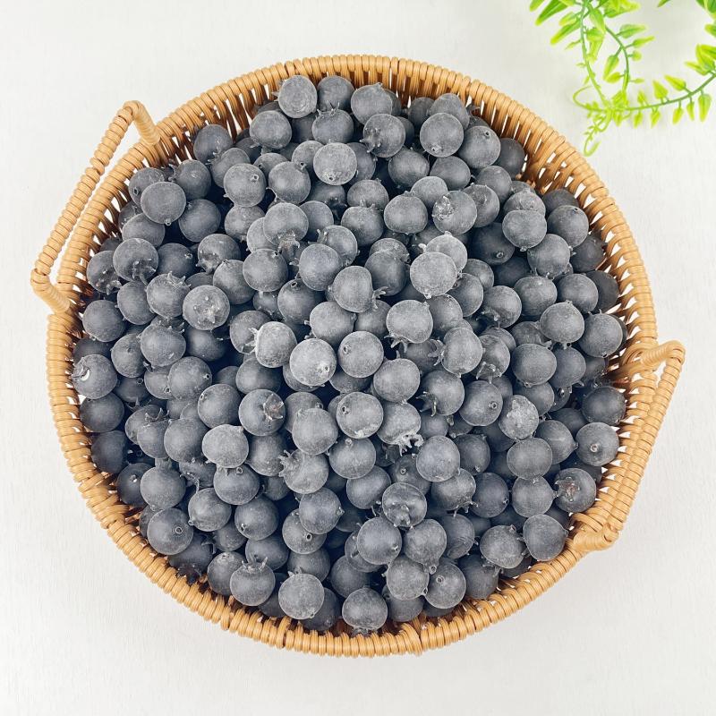 Lifelike Blueberry 20 Pcs Artificial Set Plastic Fruit for Bistro Coffee Shop and  Decor