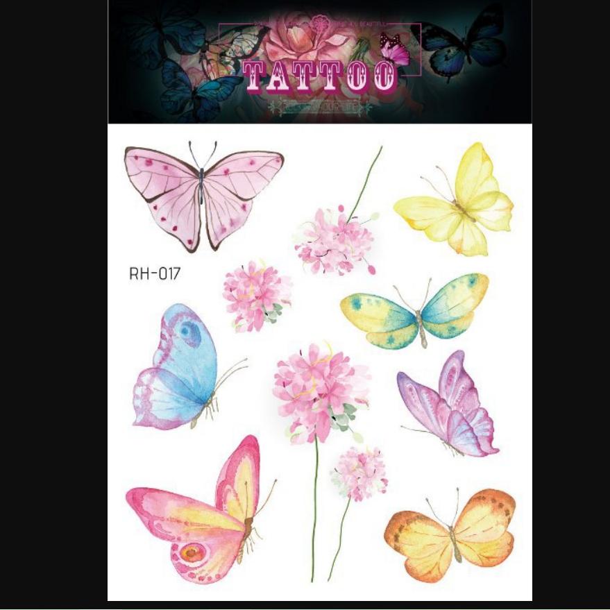 Новая водонепроницаемая 3d татуировка бабочки с макияжем, милые татуировки, модные татуировки, наклейки