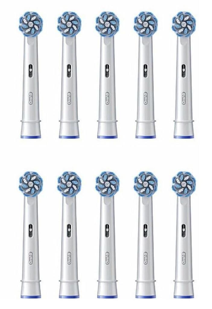 Braun Oral-B Sensitive Clean PRO Replacement Brushes, Soft Ultra-Fine Bristles, 10-Pack (EB60X-10) [Parallel Import]