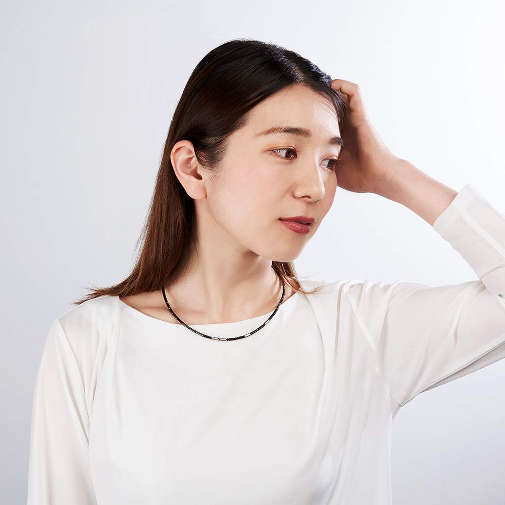 Core Force Neck Pro Black Spinel Golf Accessory for Core Strength, Balance, and Swing Stability, Increased Distance, Stylish for Men and Women (44cm)