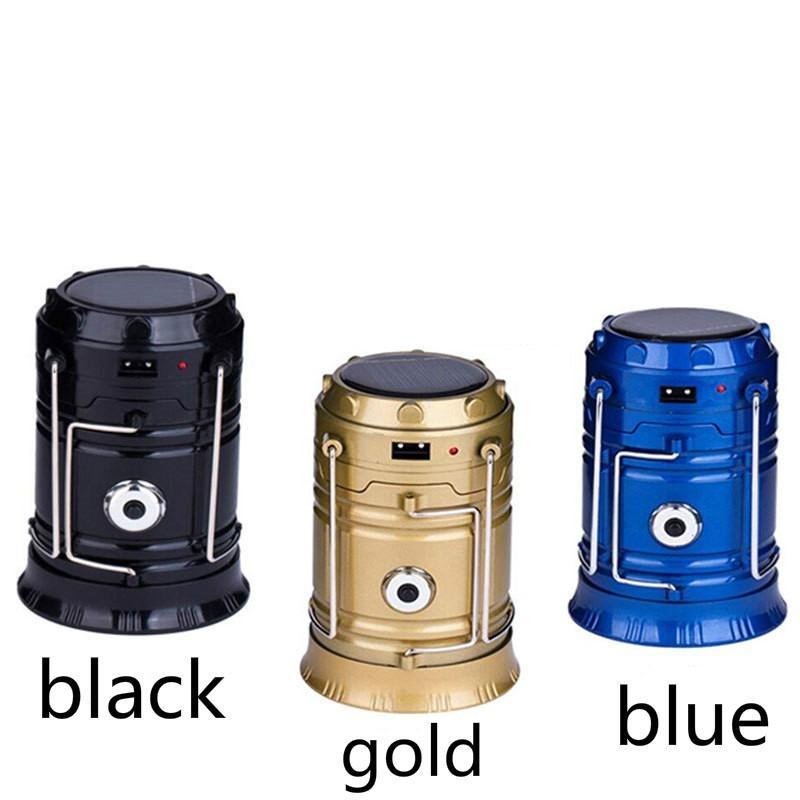 Multifunctional Lantern Led Solar/USB Rechargeable Camping Light Camping Supplies Tent Light