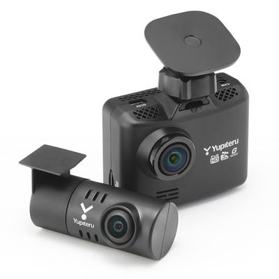 Видеорегистратор Yupiteru WDT510c с двумя 2-мегапиксельными камерами Full HD спереди и 1-мегапиксельной задней камерой, максимальный угол обзора, услуга установки