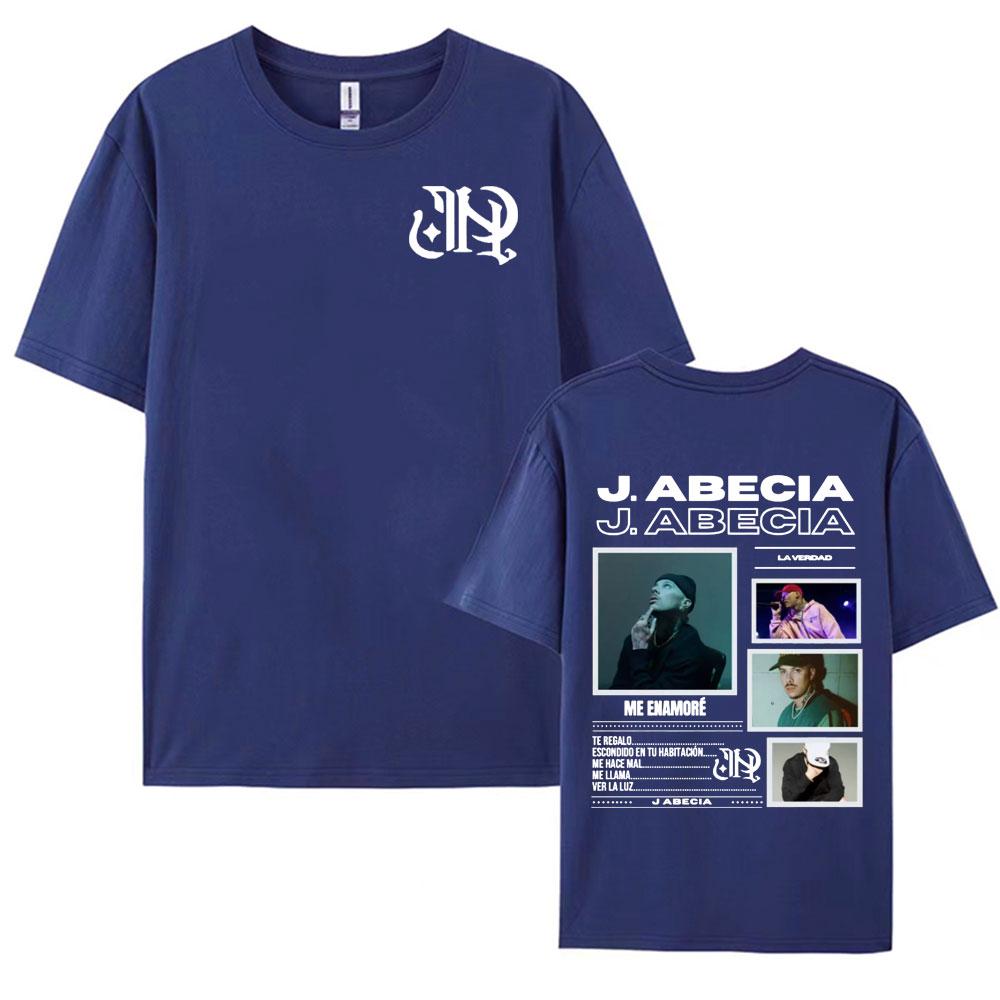 Rapper J Abecia La Verdad Album Tour Graphic Tshirt Unisexs Women Clothing Fashion Hip Hop Music T Shirts Oversized T Shirt