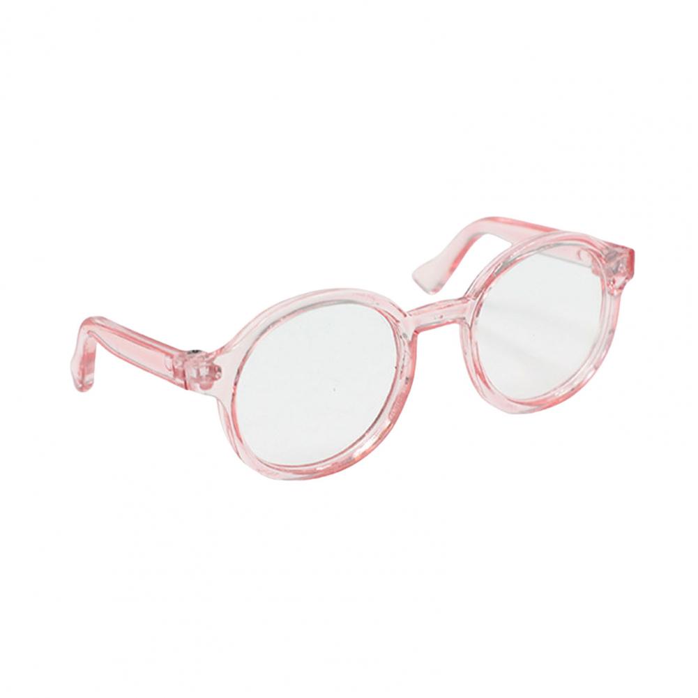 Doll Glasses Accessories Stylish Doll Accessories Pet Doll Sunglasses Set for Photo Shoots Costumes Mini Round Frame