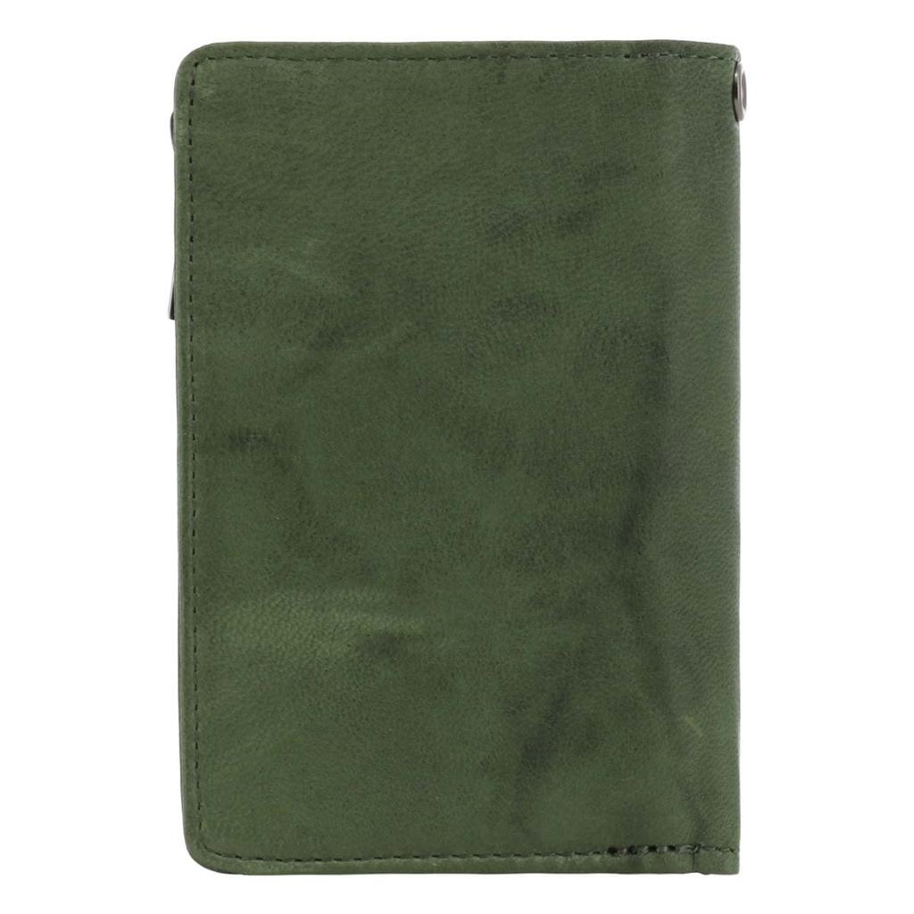 Подлинный ограниченный 720625 складной овчина зеленый [Takeokikuchi] двойной кошелек, кожа, Oyster, цвет, мужской двойной кошелек, кошелек, кожа, [ограниченный