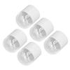 5pcs Makeup Sponge Travel Case Double Layer Hollow Airy Bracket Dust Proof Cover Beauty Egg Holder W