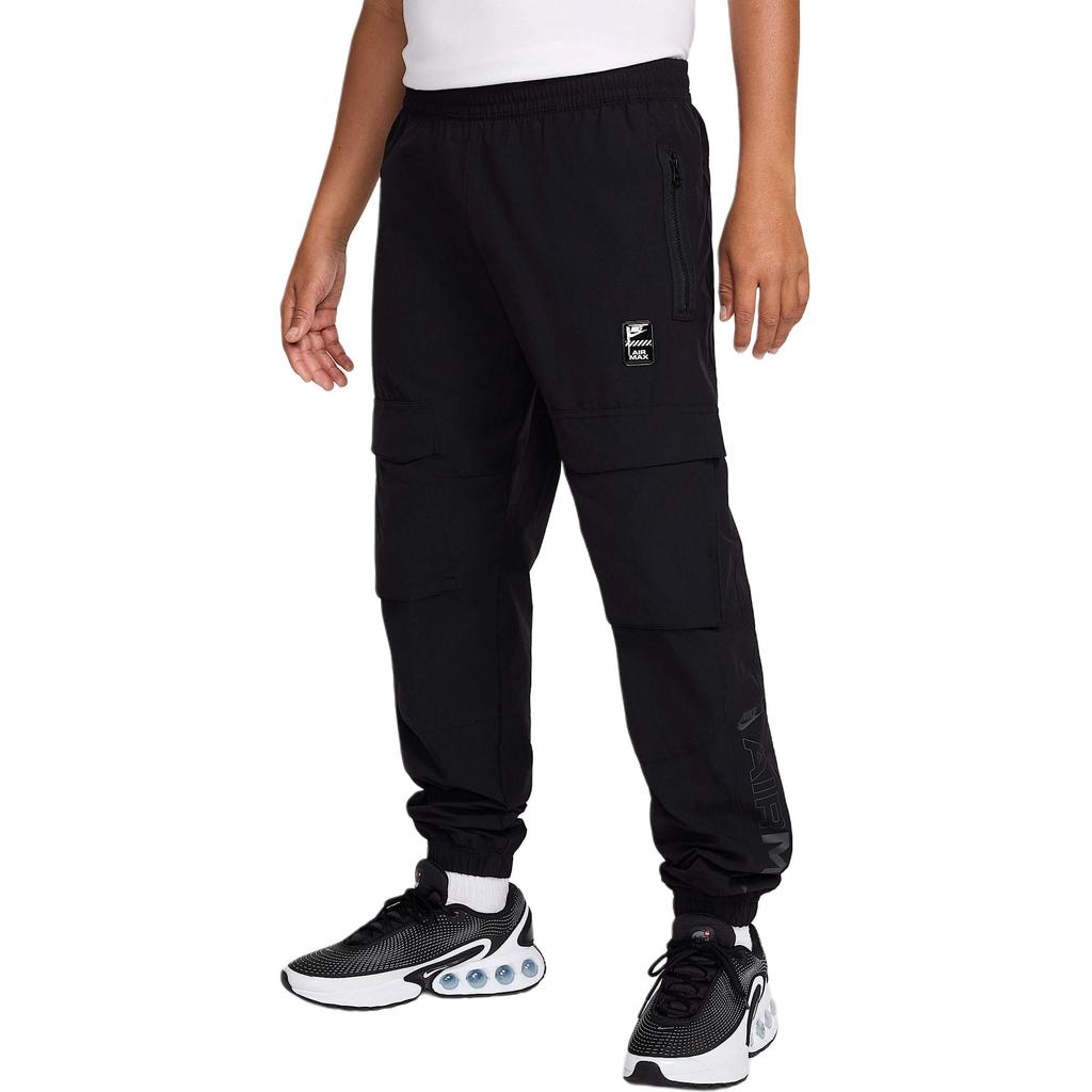 Nike Air Max Solid Color Woven Sweatpants Men Pants Black HQ4903-010