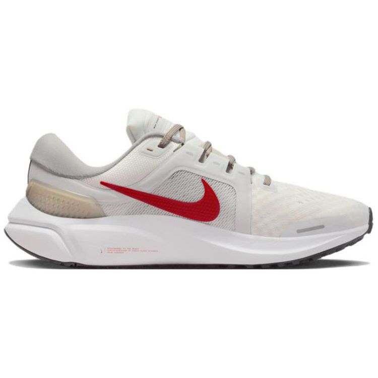 Nike Air Zoom Vomero 16 Белые красные женские кроссовки University Cream Summit-White Light-Iron-Ore DA7698-103