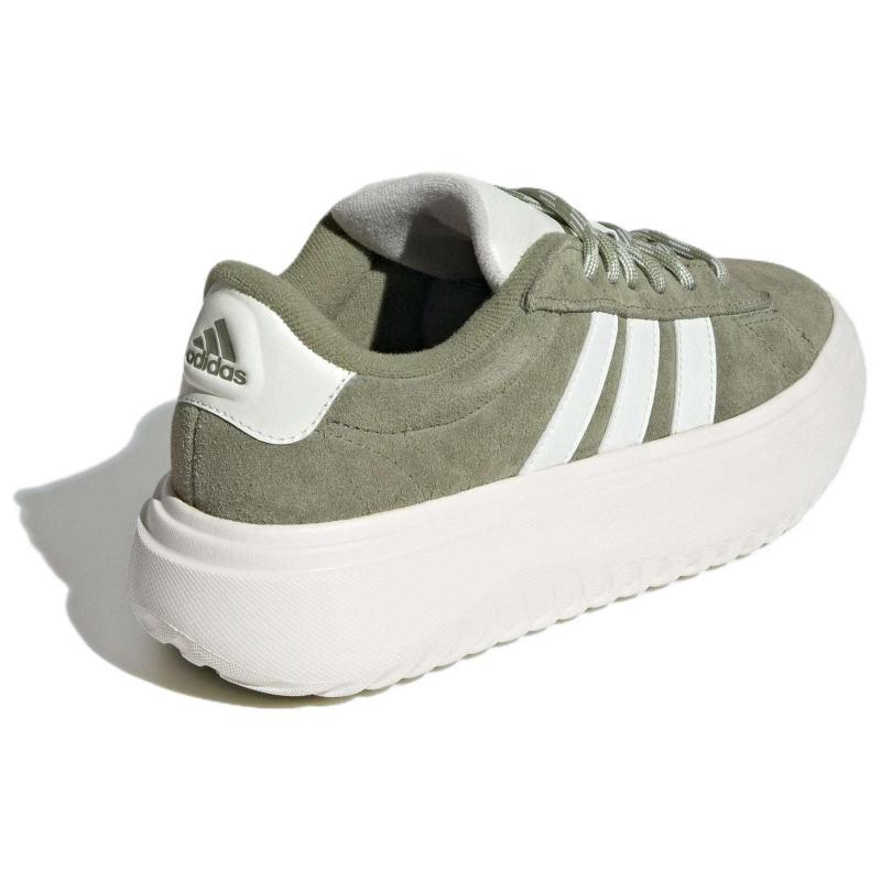 adidas GRAND COURT PLATFORM Низкие повседневные кроссовки Женские Зеленые Белые IH2431
