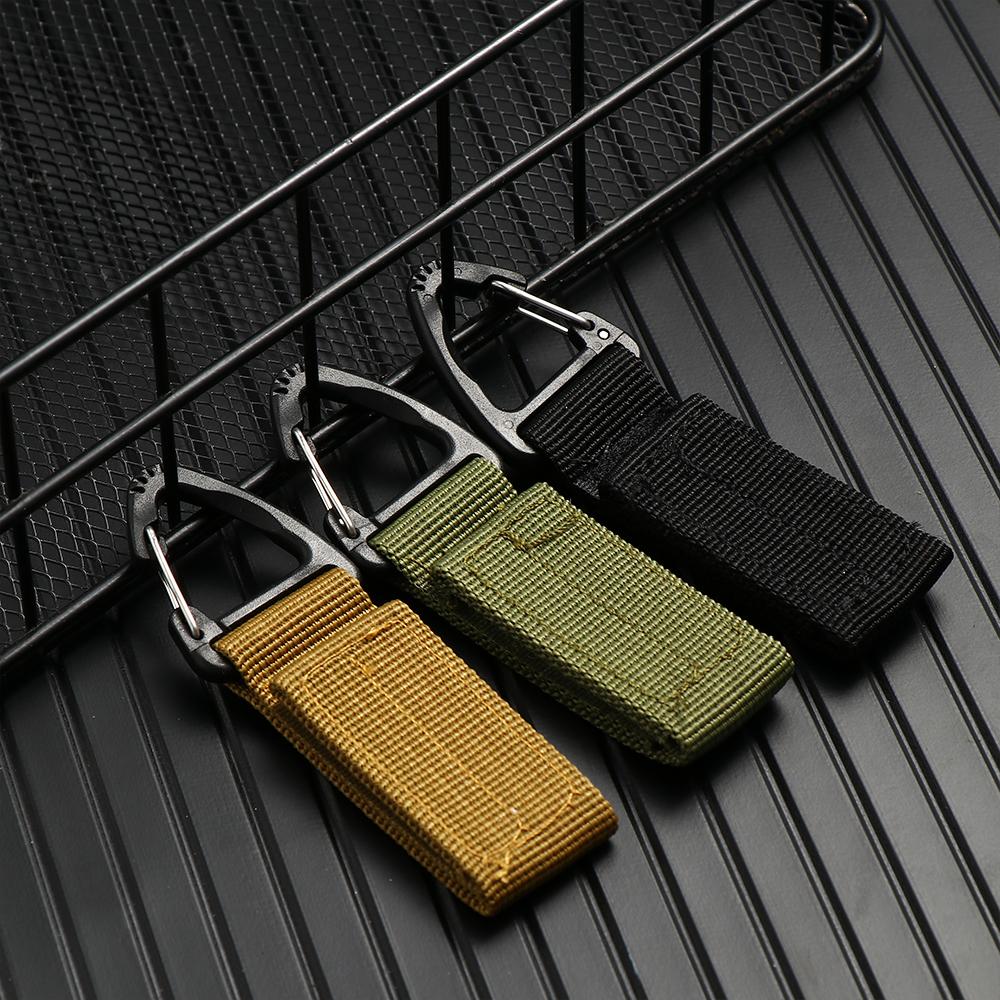Portable EDC Equipment Clip Supplies Belt Clips Carabiners Keychain Hang Buckle Strap